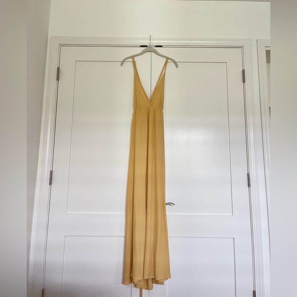 Faithfull the Brand Yellow Maxi Dress